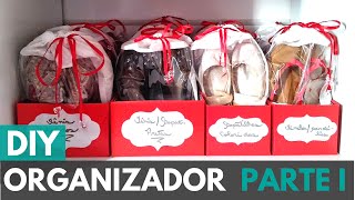 COMO ORGANIZAR CALÇADOS COM CAIXAS DE SAPATO  DAYANA LAYLA [upl. by Nuahsak328]