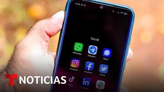 Estas son las aplicaciones que se beneficiaron de la caída de Whatsapp  Noticias Telemundo [upl. by Annairda]