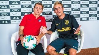 ANTOINE GRIEZMANN amp DELANTERO09  Cara a Cara Exclusivo de Fútbol [upl. by Ennaehr]