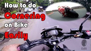 How to do Cornering on Bike Hindi [upl. by Aibar]