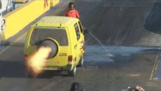 Jet car demonstration run  Calder Park [upl. by Stephana555]