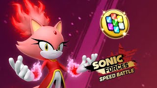 Burning Blaze gameplay  Sonic Forces Speed Battle [upl. by Raffaello73]