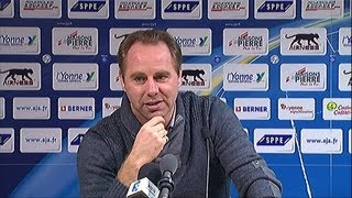 Conférence de presse AJ Auxerre  FC Nantes 02  201213 [upl. by Brenza15]