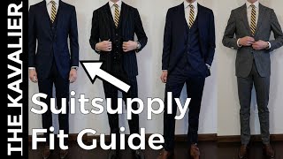 Suitsupply Suit Fit Guide  Havana Sienna Washington Jort La Spalla [upl. by Fonzie]