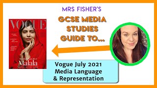 GCSE Media  Vogue Cover July 2021  Media Language amp Representation [upl. by Ikkim230]