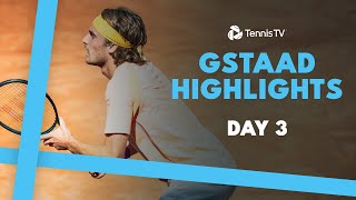 Tsitsipas Begins Campaign Struff Fognini amp More Feature  Gstaad 2024 Highlights Day 3 [upl. by Derfniw]