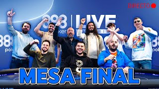 888POKER LIVE MADRID  MESA FINAL  MAIN EVENT  66000€ ON TOP 888poker PokerRed CasinoGranVia [upl. by Hines141]