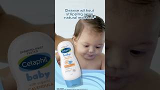 say hello to the Cetaphil baby cleanser and Lotion Routine cetaphil skincare skin babycare 👶👶😊 [upl. by Ariajaj]