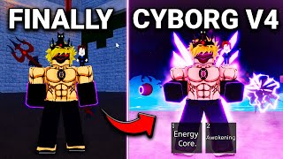 I Finally Fully UNLOCKED Cyborg Race V4 Awakening in Blox Fruits [upl. by Susann]