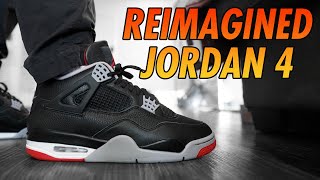 DAY IN THE LIFE  REIMAGINED AIR JORDAN BRED 4 [upl. by Michele]