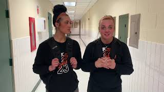 Wheelersburgs Lexie Rucker and Makenna Walker discuss district semifinal win over Chesapeake [upl. by Yelhs]