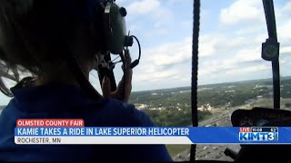 Taking a ride in a Lake Superior Helicopter at the Olmsted County Fair [upl. by Mcdougall]