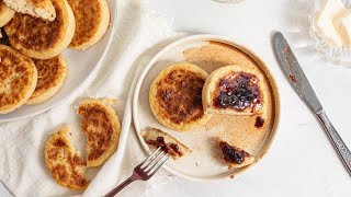 Classic English Crumpets Recipe [upl. by Nava299]