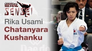 Rika Usami  Kata Chatanyara Kushanku  Final  21st WKF World Karate Championships Paris Bercy 2012 [upl. by Einehpets]