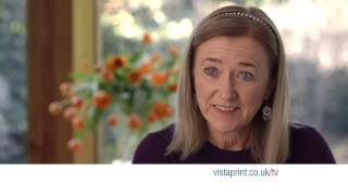 Vistaprint TV Advert 100 BUSINESS CARDS  Susan Vistaprint customer  April 2014 [upl. by Stalk510]