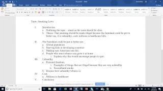 How to Outline an Argumentative Essay [upl. by Cirde]