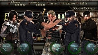 Ultimate Mod Quíntuple Leon S Kennedy in main game [upl. by Dugan882]