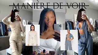 Huge Try On Clothing Haul 2021 Ft Maniere De Voir first impressions  end of summer haul [upl. by Amzu]