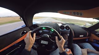 POV Test Drive in the Handmade Mazzanti Evantra Supercar  70 V8 Engine Sounds [upl. by Merth]