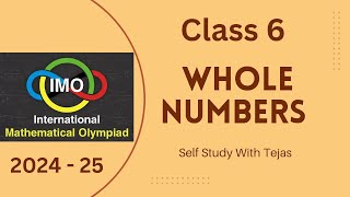 Class 6  Whole Numbers Part 1  International mathematics Olympiad  olympiad imo [upl. by Allana]