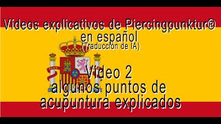 Vídeo 2  algunos puntos de acupuntura explicados [upl. by Asilrahc]