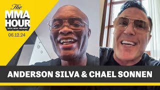 Anderson Silva Chael Sonnen Reflect On Old Times Ahead Of Boxing Trilogy  The MMA Hour [upl. by Mack473]