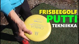 Frisbeegolf puttitekniikka [upl. by Yann273]