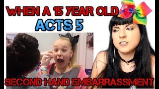 JOJO SIWA ANNOYING A BODY PIERCER FOR 10 MINUTES STRAIGHT [upl. by Kasevich]