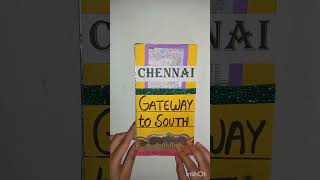 travel brochure of Chennai school projectsbrochure shorts chennai [upl. by Analat986]