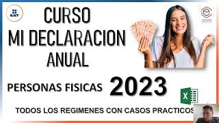 DECLARACION ANUAL PERSONAS FISICAS 2024 CURSO [upl. by Zinck]