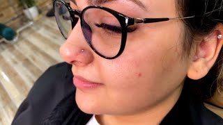 How to nose piercing [upl. by Arrad]