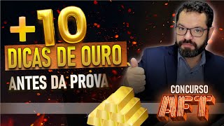 10 DICAS DE OURO PARA A PROVA DE AFT [upl. by Anij]