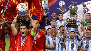 Spain 35 Argentina  Highlights HD  Finalissima 2024  Final [upl. by Rafi991]