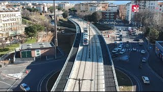 🚀 DRONE  Tramvia Firenze volo sulla linea T2 Vespucci [upl. by Aremmat573]