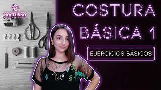 5 ejercicios básicos para aprender a coser a máquina  Curso gratis de costura 1 [upl. by Ko]