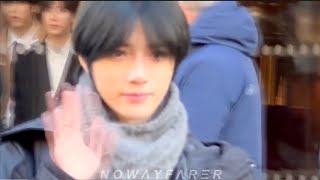 240118 TOMORROW X TOGETHER TXT 투모로우바이투게더 Greeting fans 👋 B4 going to DIOR Fitting Test 18012024 [upl. by Sieracki456]