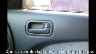 98 Maxima Door Problem [upl. by Ennoirb]