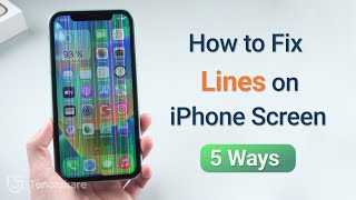 How to Fix Vertical Line on iPhone 13  12  11  X  XS [upl. by Tynan]