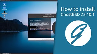 How to install GhostBSD 23101 [upl. by Annola754]