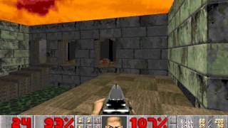 Ultimate Doom 100 Walkthrough E4M1 Hell Beneath [upl. by Nitnilc]