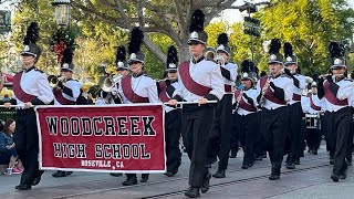 Woodcreek High School Marching Band Fall Tour  Disneyland “Glorious Victory” 1192023 [upl. by Elatnahs]