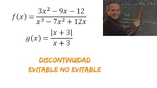 Discontinuidad Evitable y No evitable [upl. by Hayman]