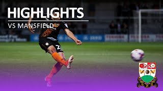 Highlights  Mansfield Town 01 Barnet [upl. by Quintina]