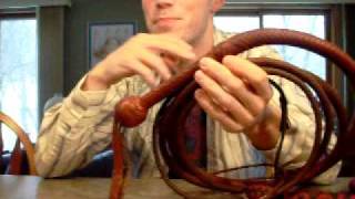 Bullwhip Cracking How to make your Bullwhip LOUD [upl. by Inahs]