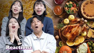 Koreans React To Thanksgiving Day In The US For The First Time  𝙊𝙎𝙎𝘾 [upl. by Acenes374]