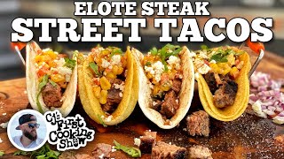 Elote Steak Street Tacos  Blackstone Griddles [upl. by Woolcott]