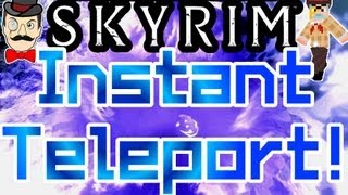 Skyrim Mods  TELEPORT Mod  Disappear Anywhere [upl. by Uziel97]