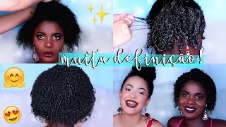 FINALIZANDO O CABELO CRESPO DA MINHA AMIGA JEHTODODIA 20 [upl. by Estella]