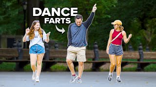 Dance Fart FEVER Funny Fart Prank in Central Park [upl. by Hiroko631]