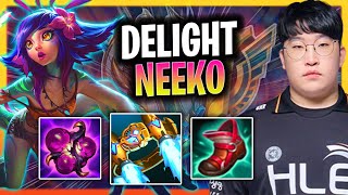 LEARN HOW TO PLAY NEEKO SUPPORT LIKE A PRO  HLE Delight Plays Neeko Support vs Bard Season 2024 [upl. by Alburg]